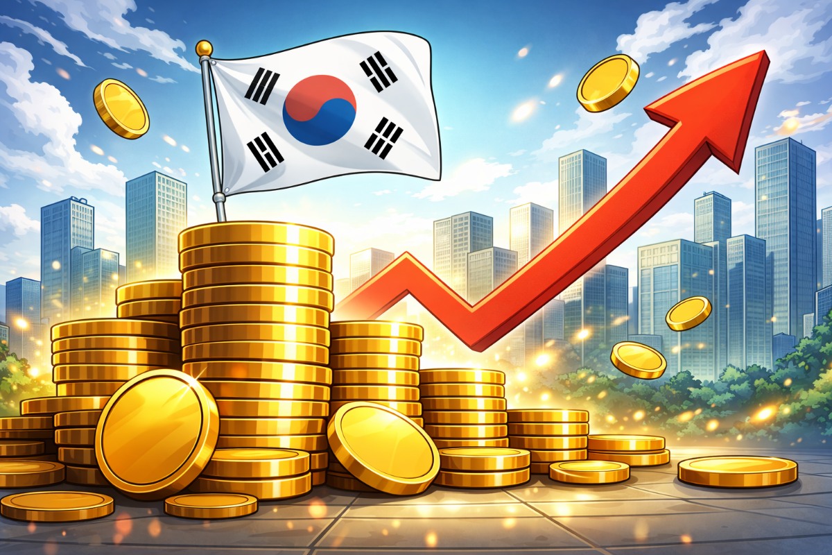 Corea del Sur irrumpe en el top 10 mundial con $3.8 billones en bolsa
