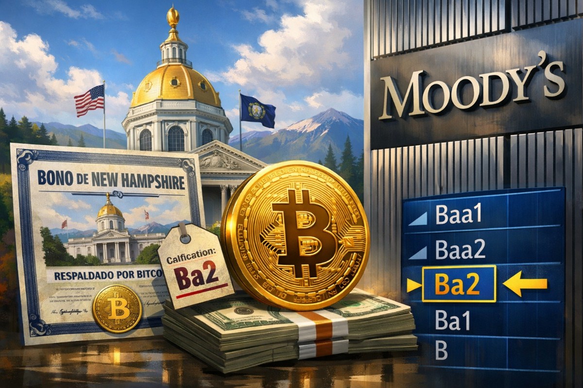 Bono respaldado por Bitcoin de New Hampshire recibió calificación Ba2 de Moody’s